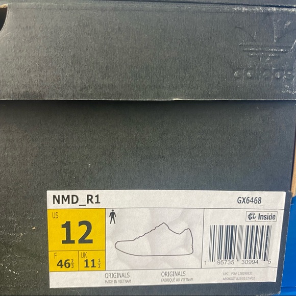 Adidas Originals NMD R1 Green Black Trainers Running Shoe Sneaker Men Sz - Picture 14 of 15